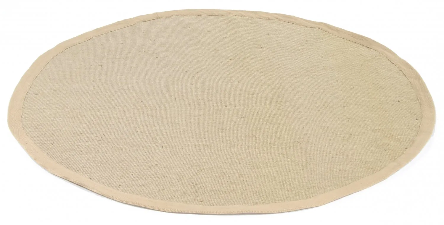 Tapete redondo (sisal) - Agave (taupe)