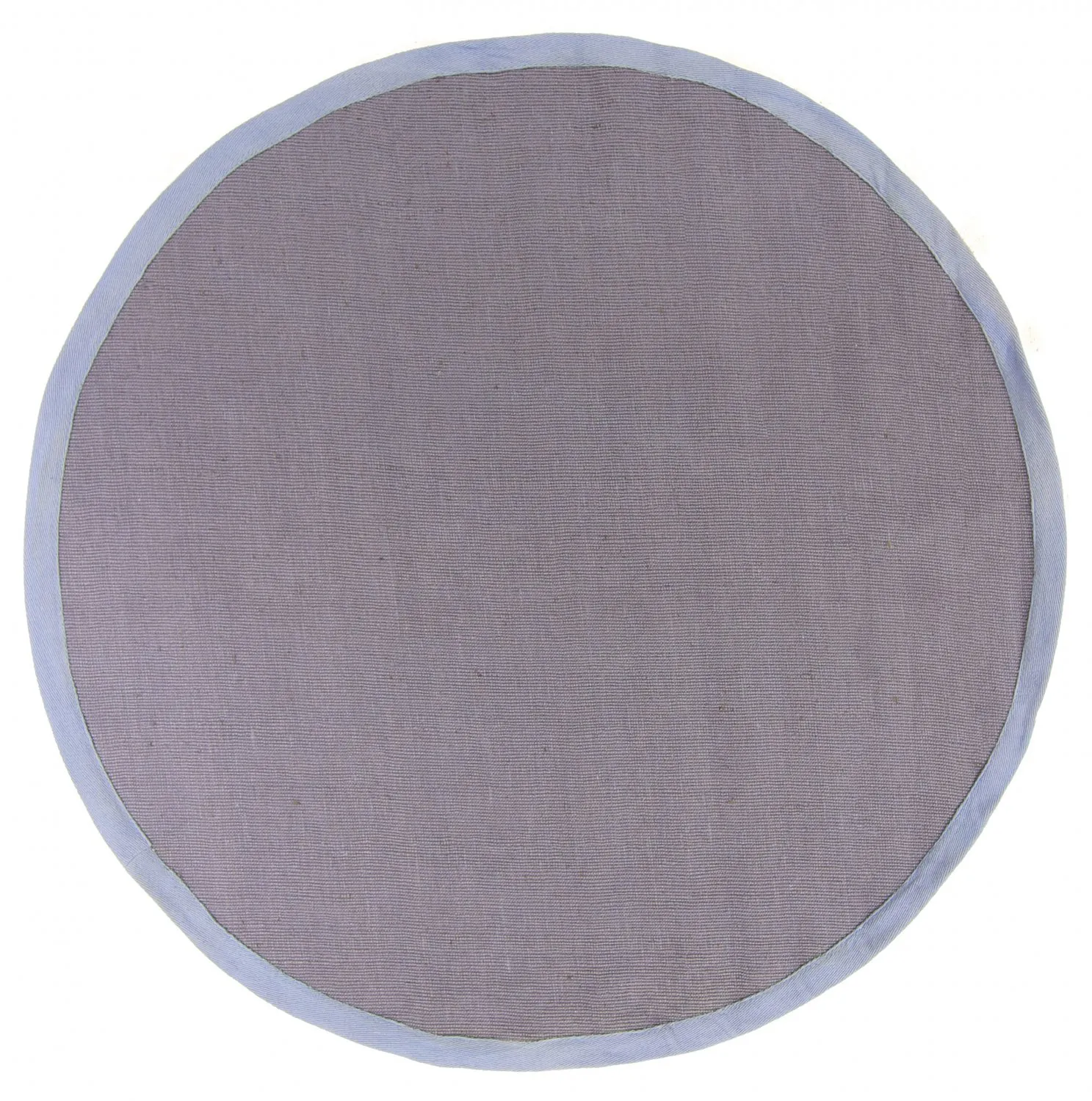 Tapete redondo (sisal) - Agave (cinza)