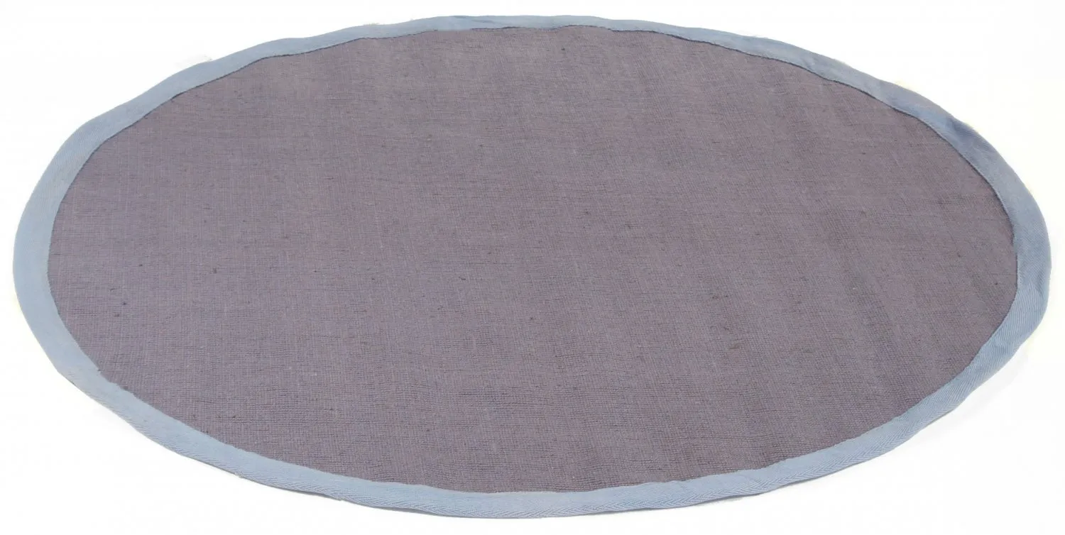 Tapete redondo (sisal) - Agave (cinza)