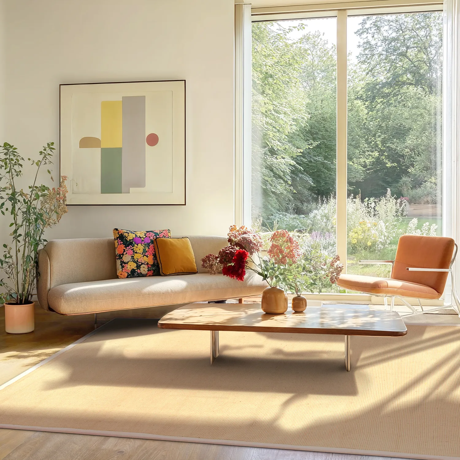 Tapete de sisal - Agave (damasco)