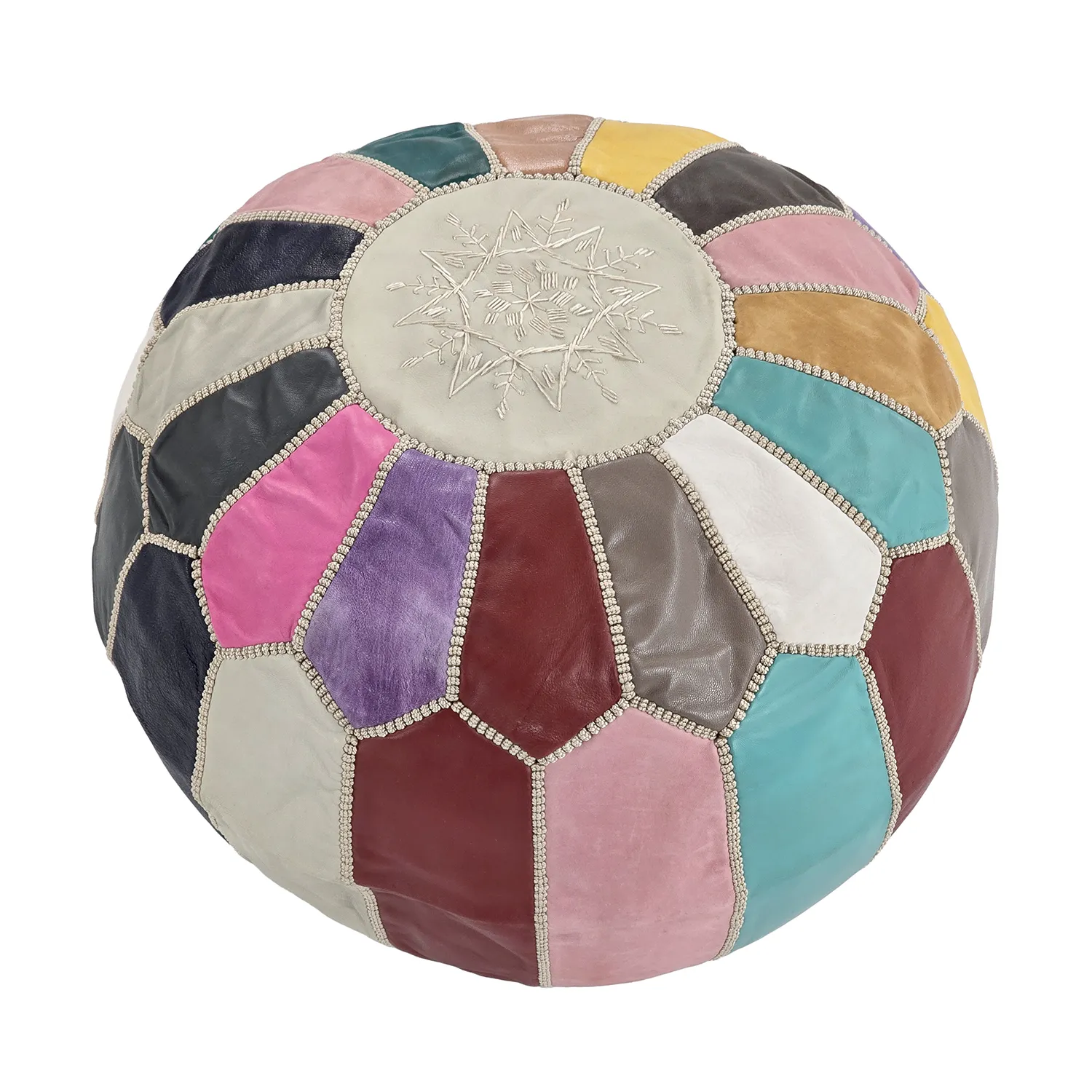 Pufe - Couro Marroquino (multi) 02