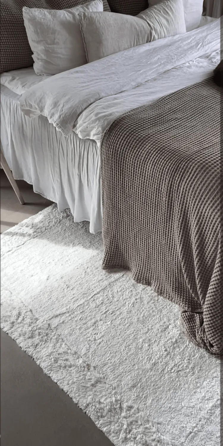 Tapetes felpudos - Ebba Natural Cotton Shaggy (offwhite)