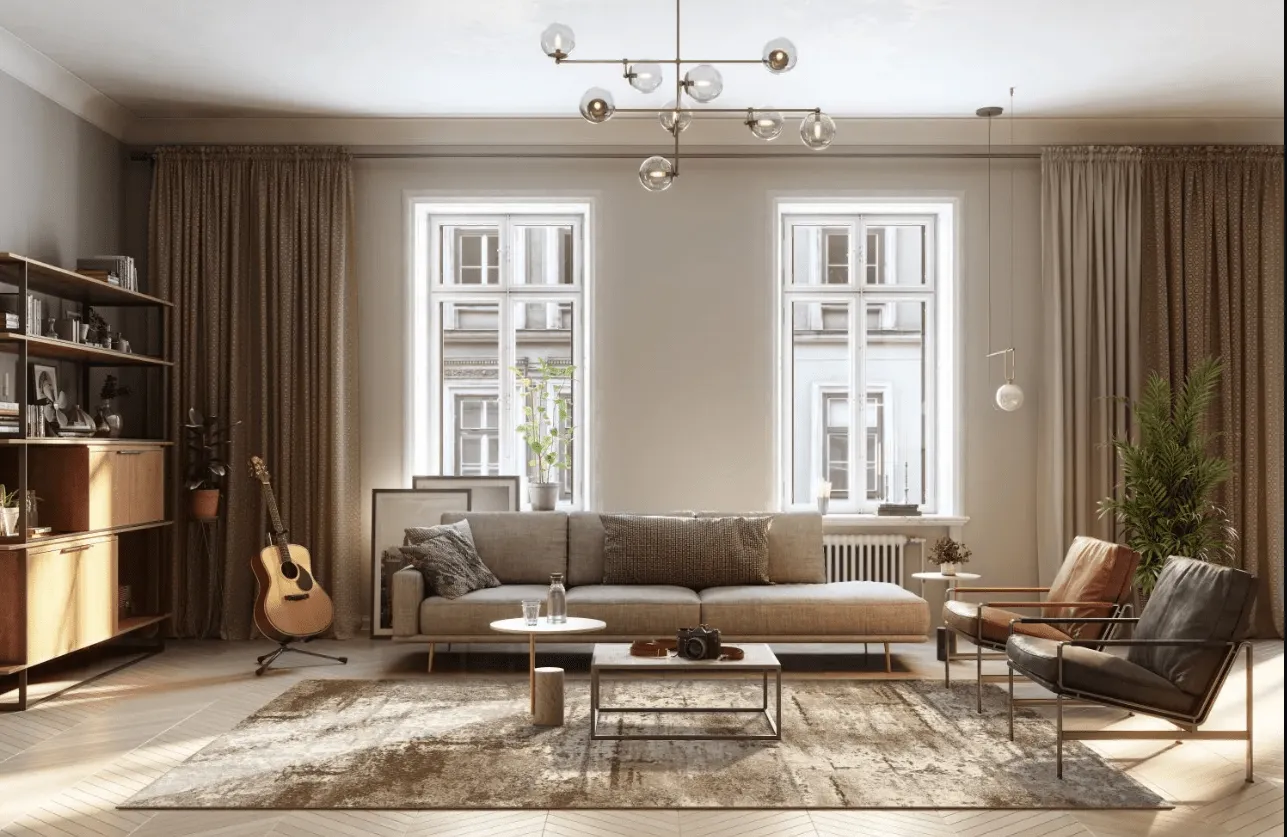 Tapete Wilton - Kebira (bege)