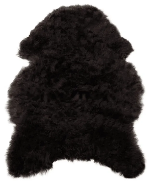Pele de carneiro da Islândia (svart)