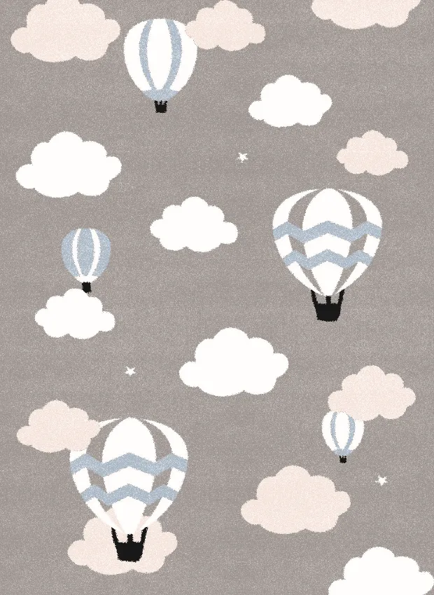 Tapete infantil - Balloons (azul)