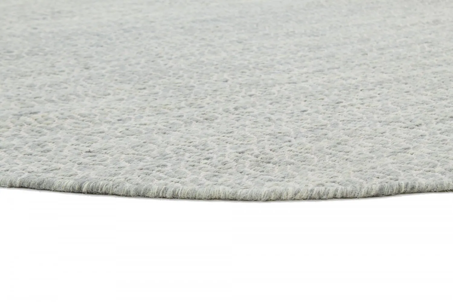 Tapete redondo - Snowshill (cinza/branco)