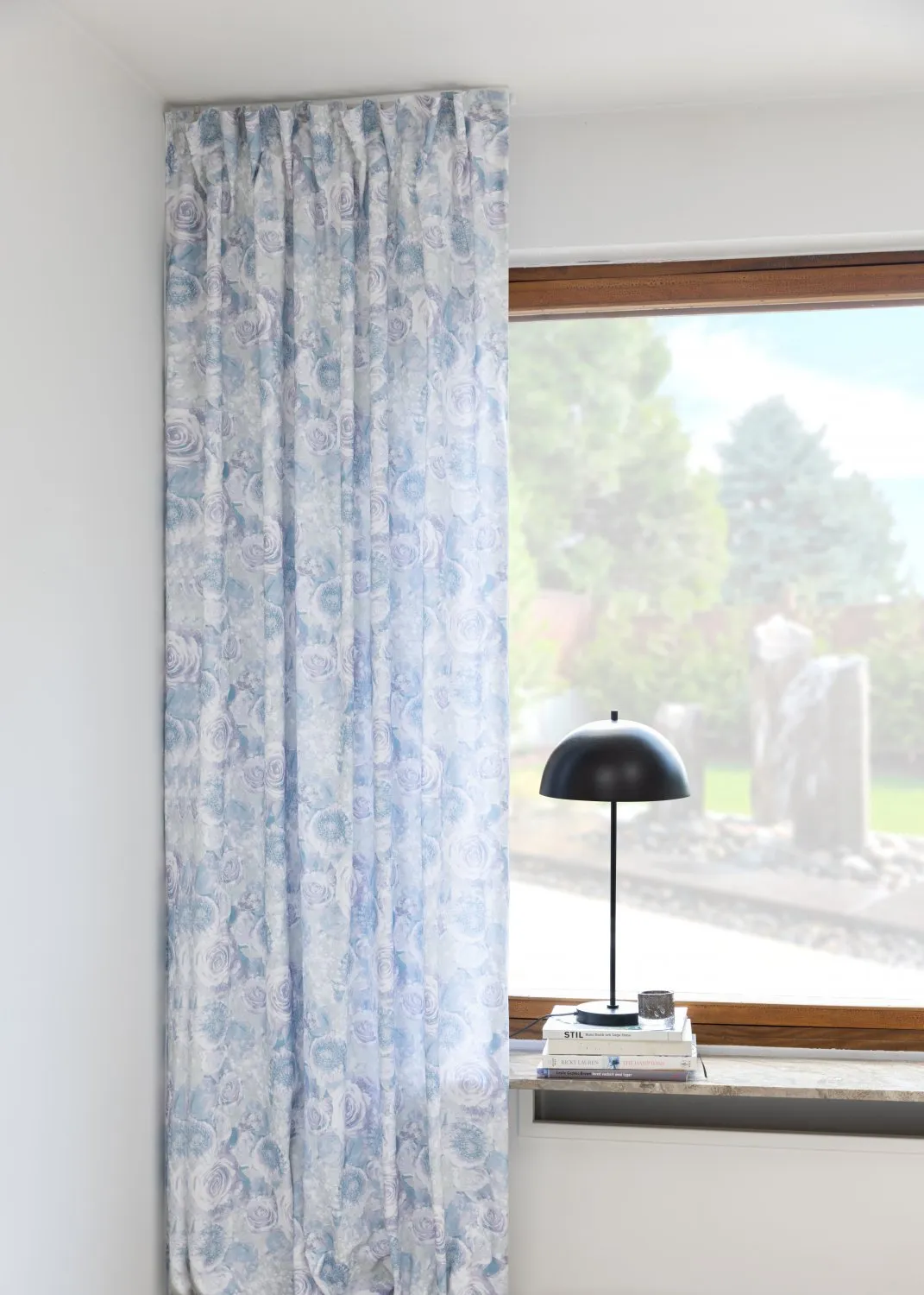 Cortinas - Cortina de algodão Soft (azul)