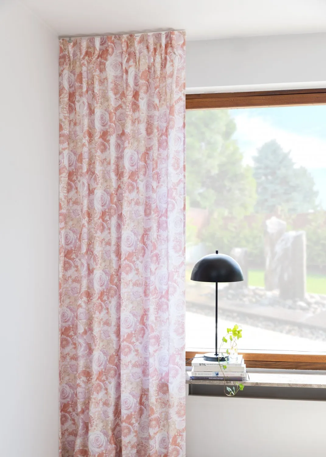 Cortinas - Cortina de algodão Soft (rosa)