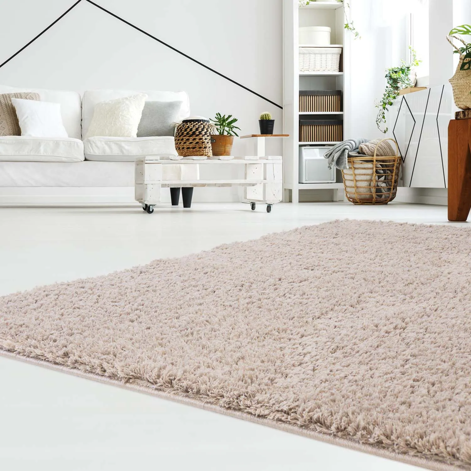 Tapetes felpudos - Soft Shine (bege)