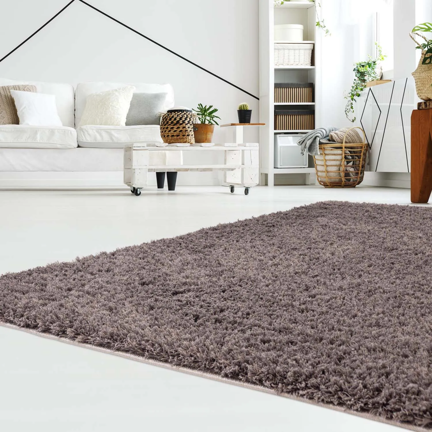 Tapetes felpudos - Soft Shine (marrom)