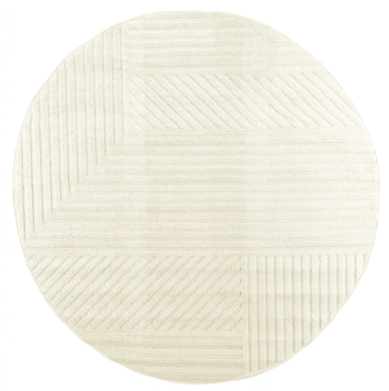 Tapete redondo - Avalon (creme)