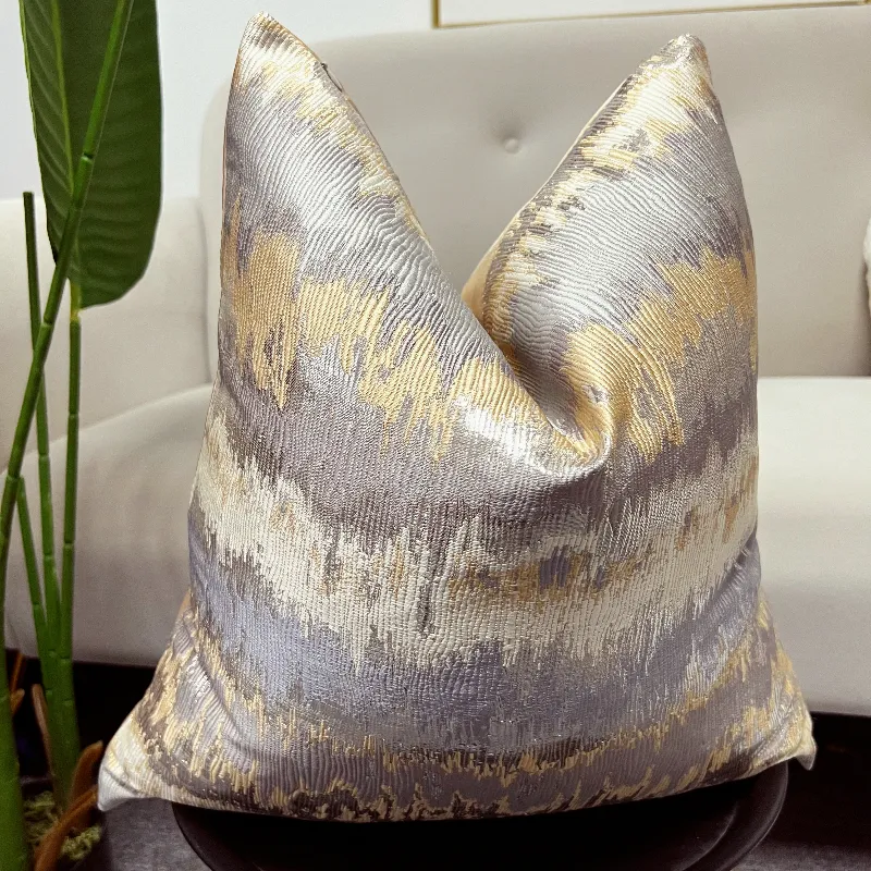 Capa de Almofada - Square Luxury 45 x 45 cm (dourado/multi)