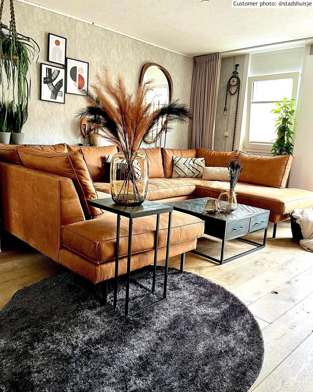 Tapetes redondos - Cosy (antracite)