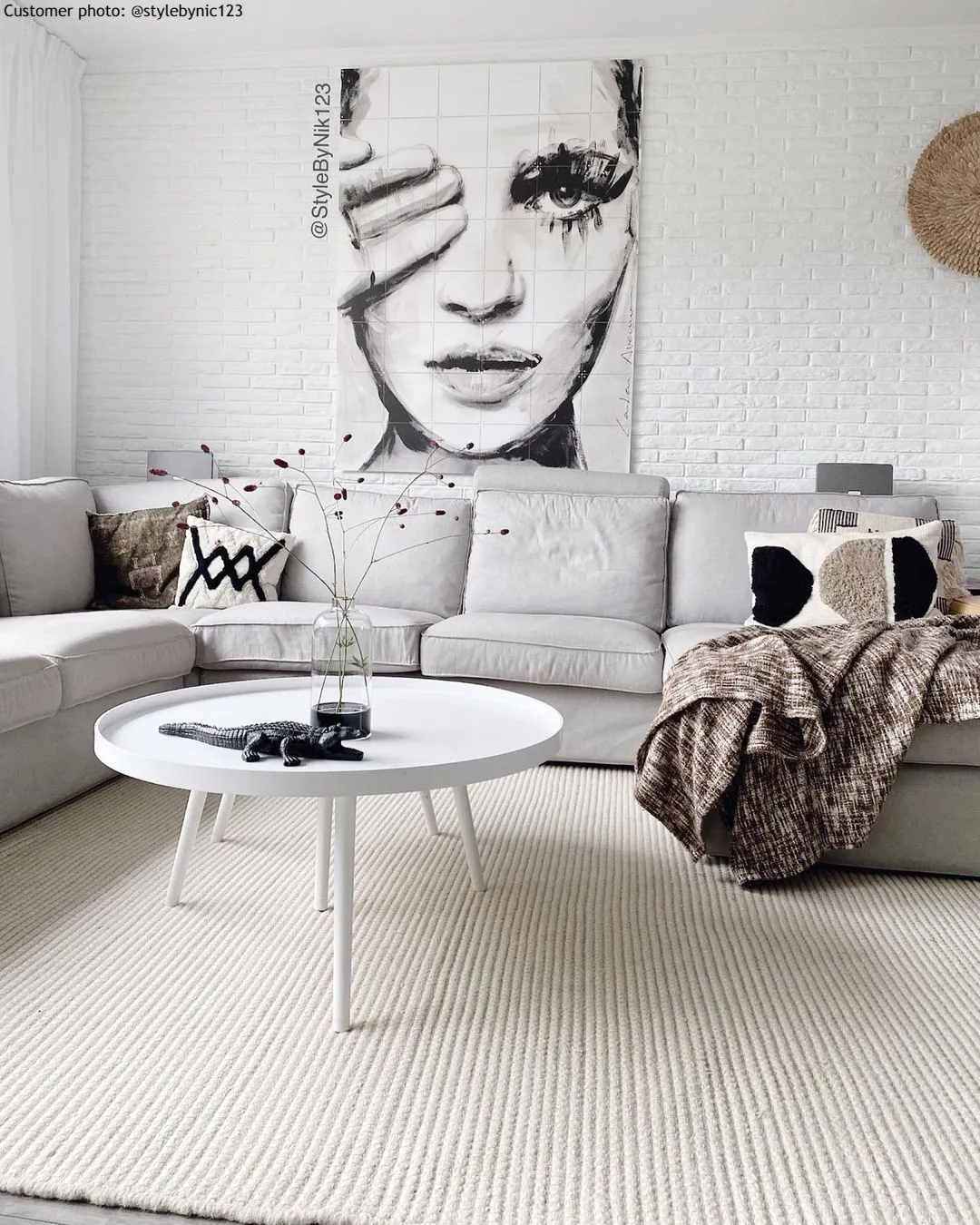 Tapete de lã - Coastal (creme)