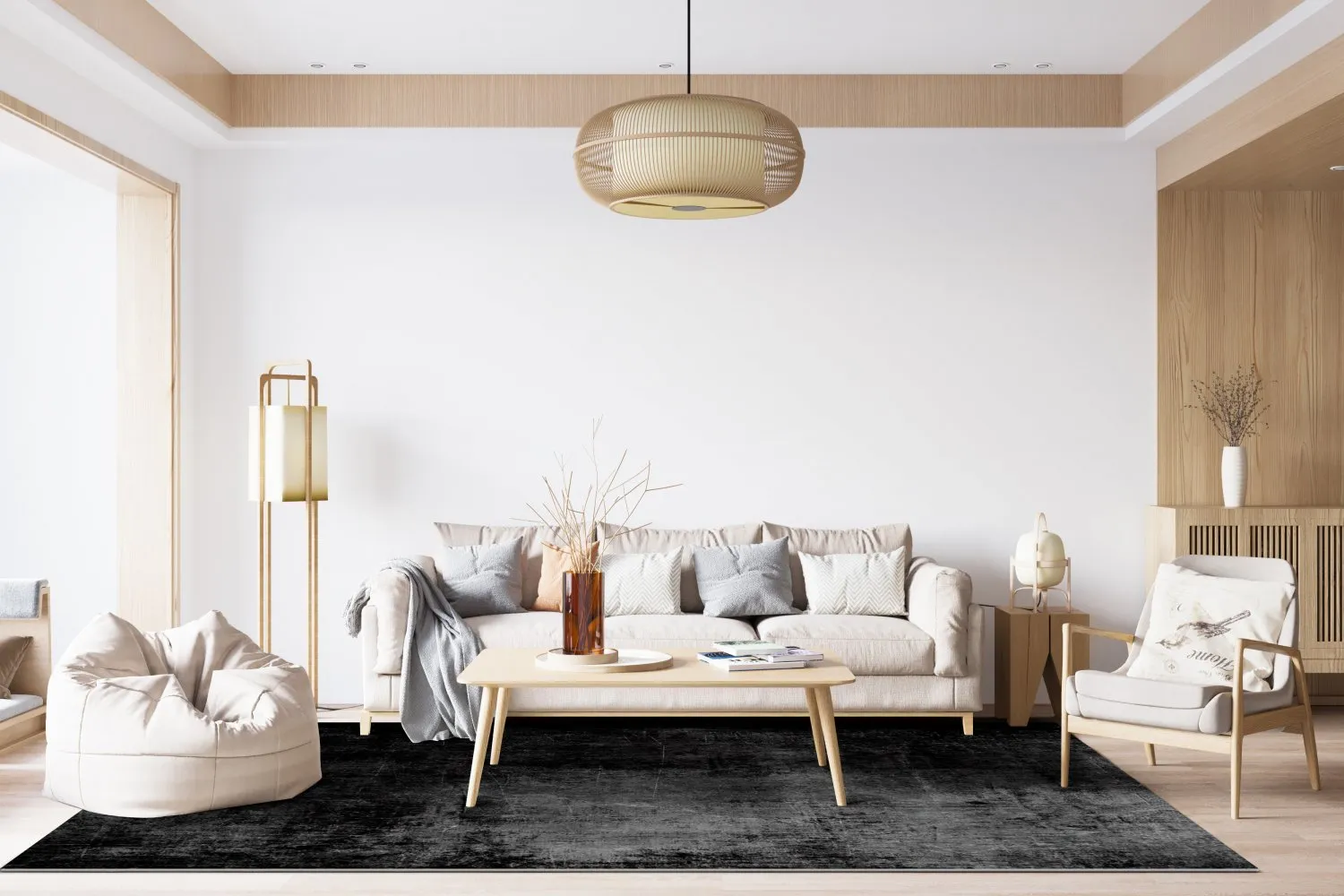 Tapete Wilton - Lynton (preto)