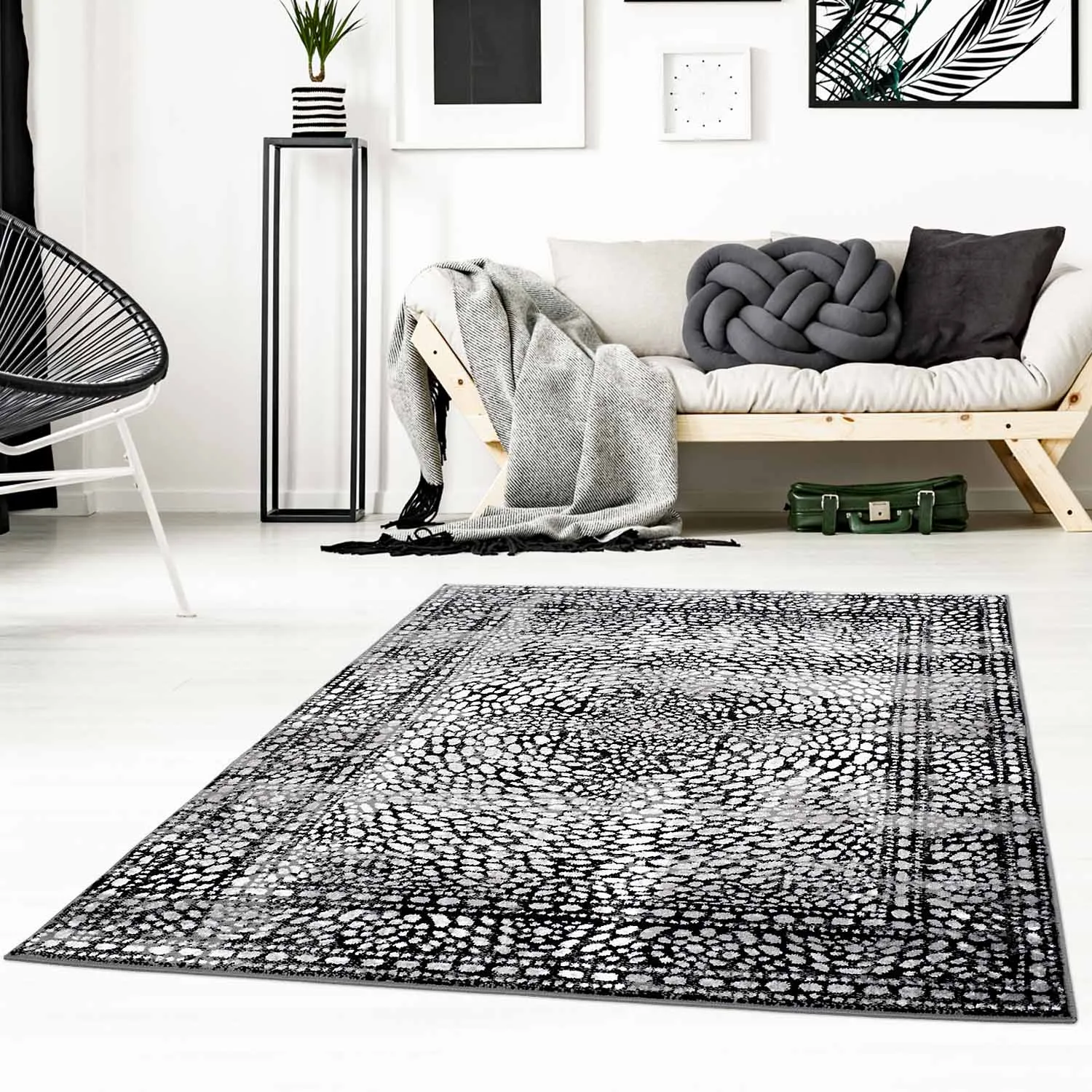 Tapete Wilton - Jadida (preto)