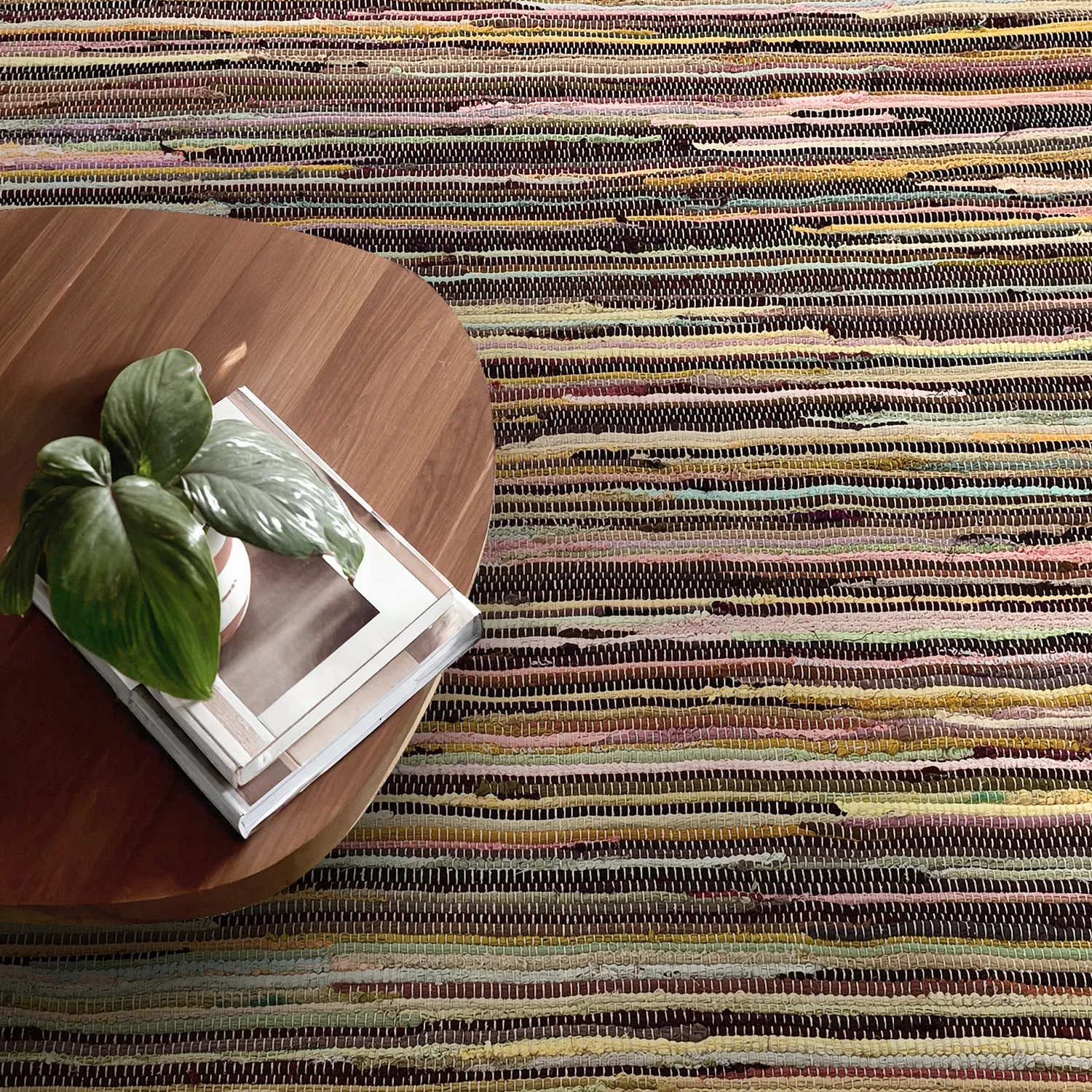 Tapete de retalhos - Happy (amarelo/multi)