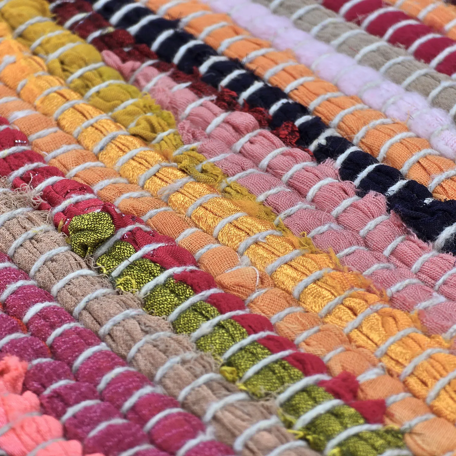 Tapete de retalhos - Happy (rosa/multi)