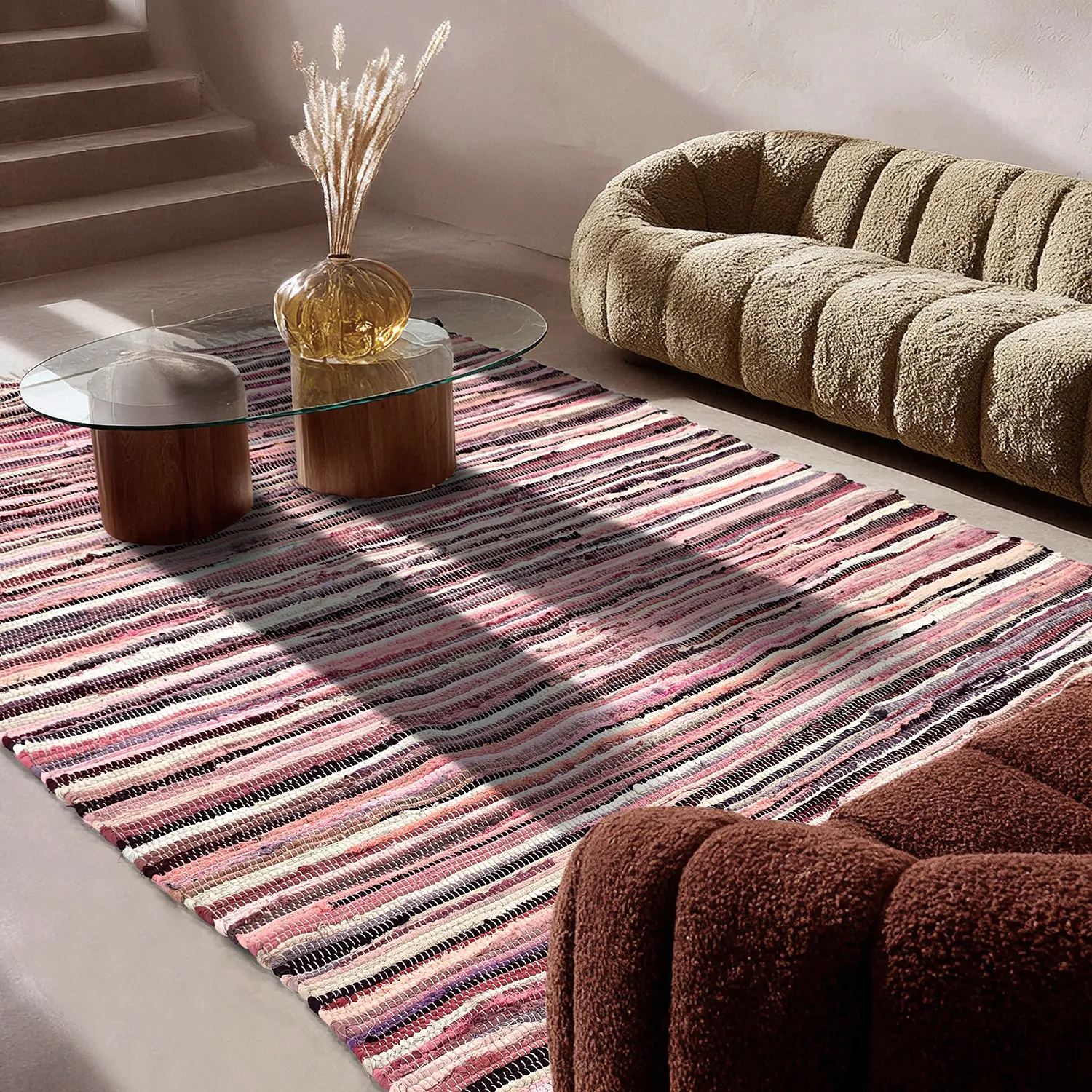 Tapete de retalhos - Home (rosa/multi)