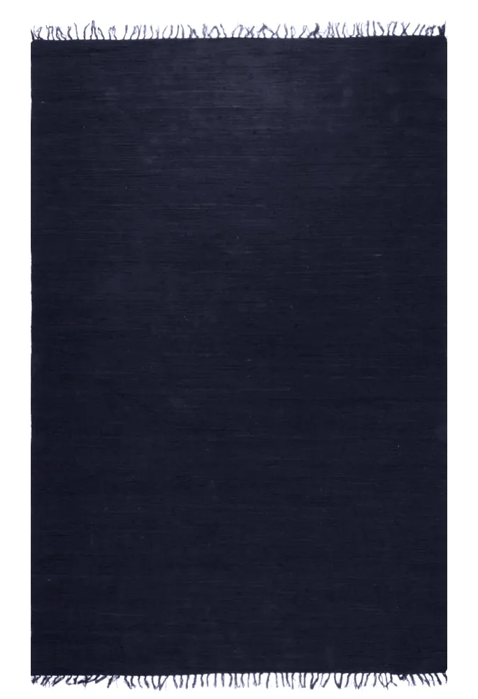 Tapete de retalhos - Silje (azul/azul escuro)