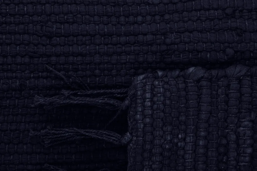 Tapete de retalhos - Silje (azul/azul escuro)