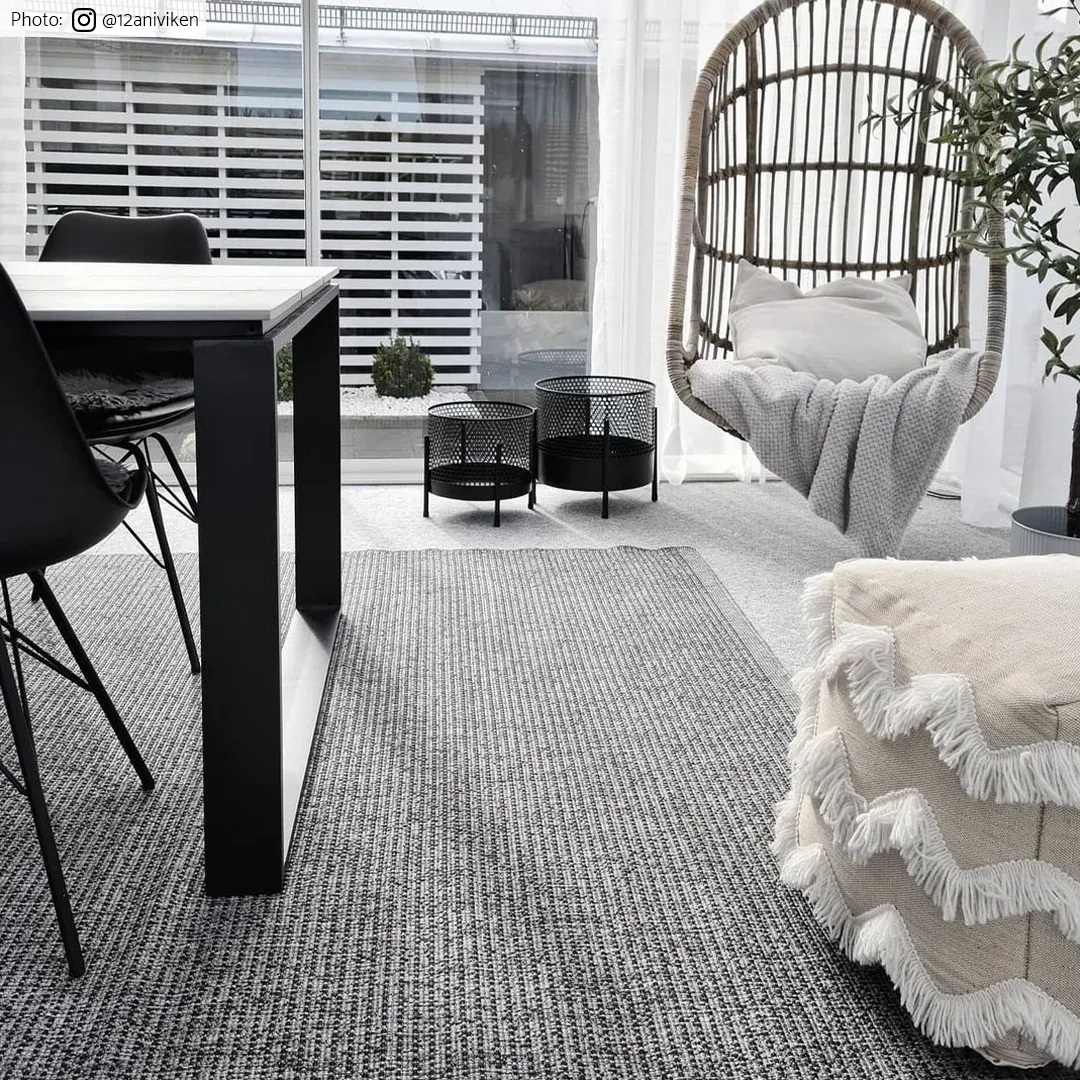 Tapete para interior e exterior - Tromsø (antracite)