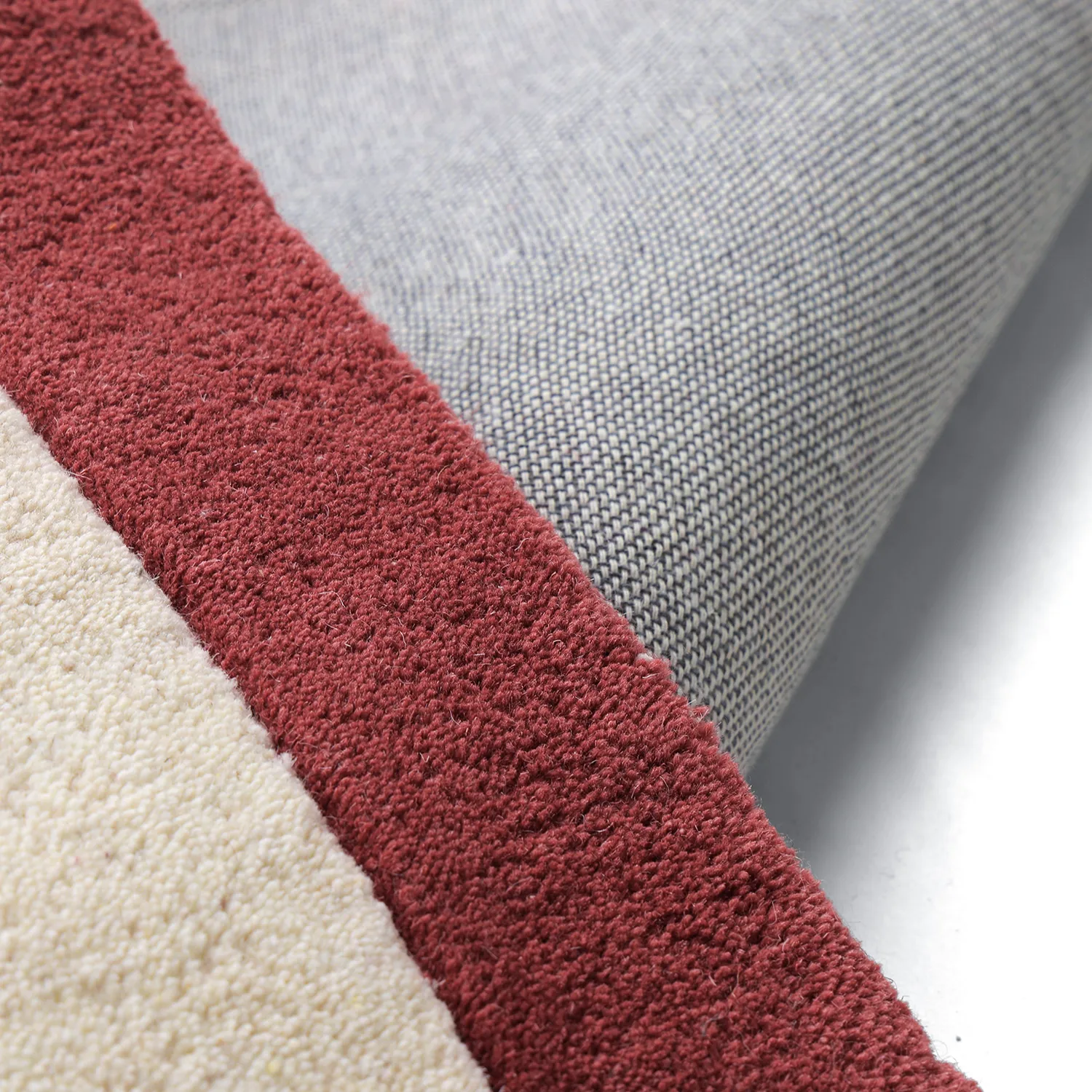 Tapete de lã - Agra Hand Tufted Wool Premium (creme/vermelho)