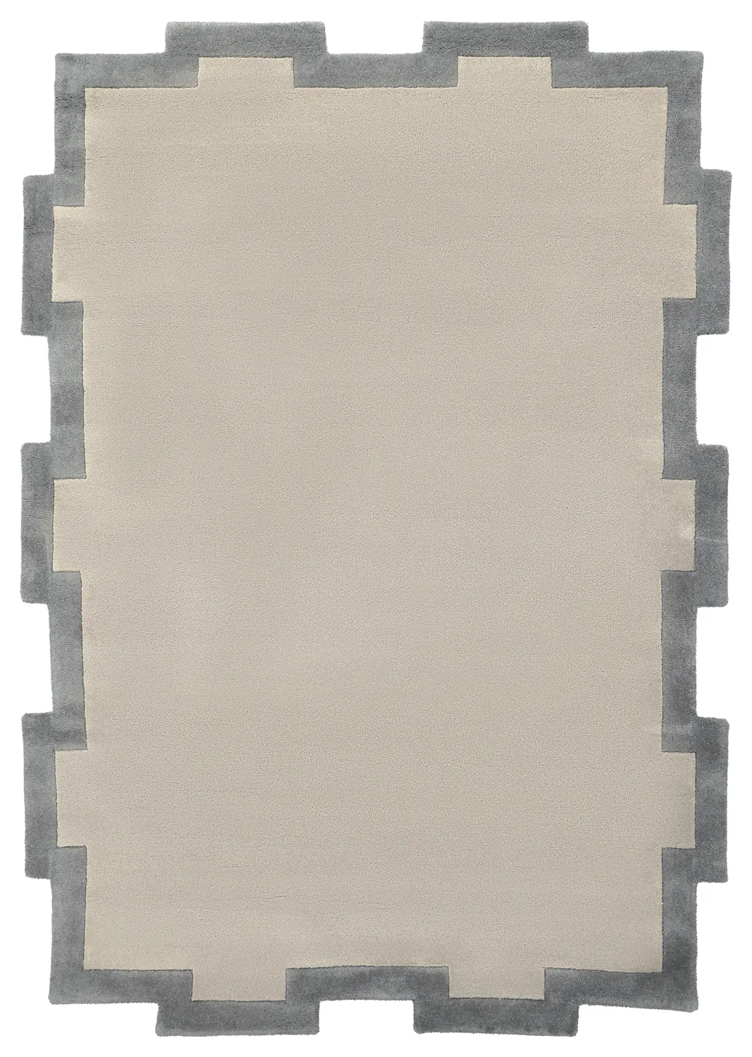 Tapete de lã - Agra Hand Tufted Wool Premium (cinza)