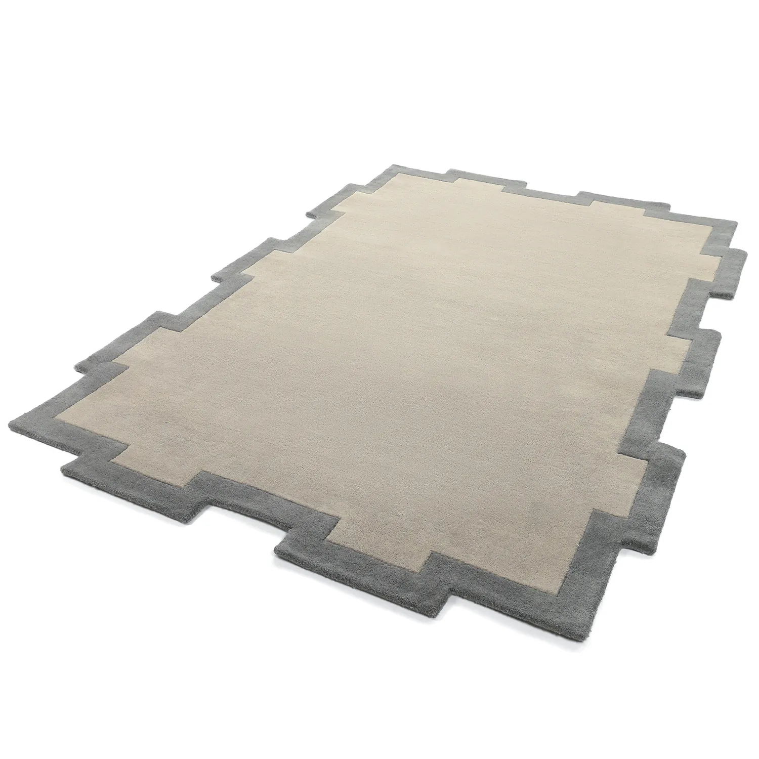 Tapete de lã - Agra Hand Tufted Wool Premium (cinza)
