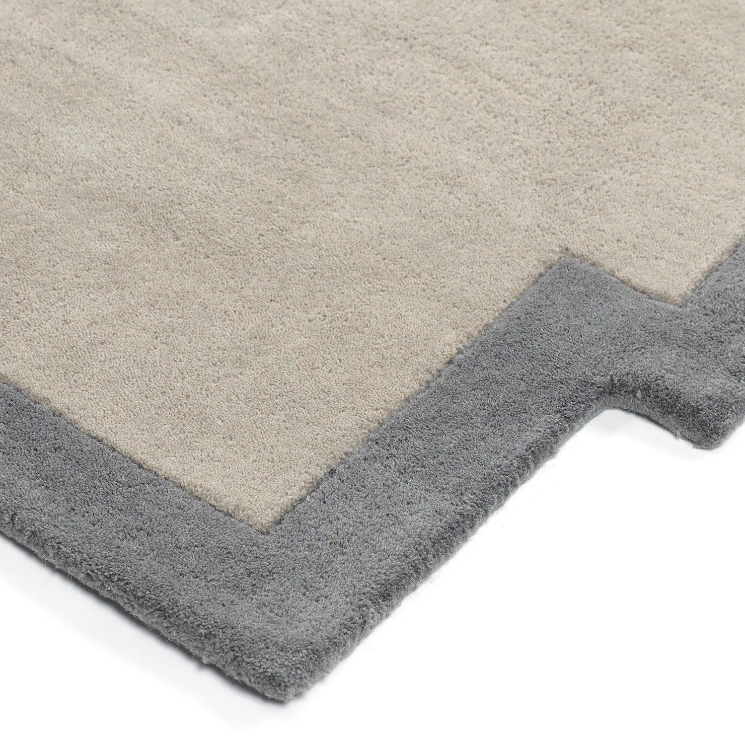 Tapete de lã - Agra Hand Tufted Wool Premium (cinza)