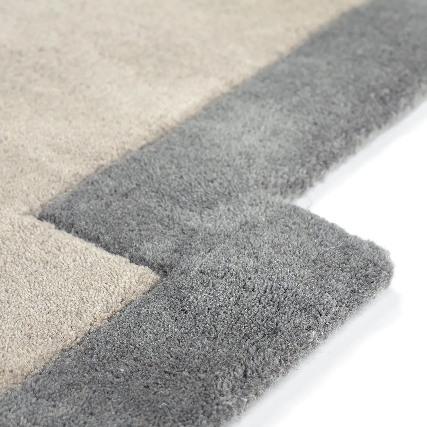 Tapete de lã - Agra Hand Tufted Wool Premium (cinza)