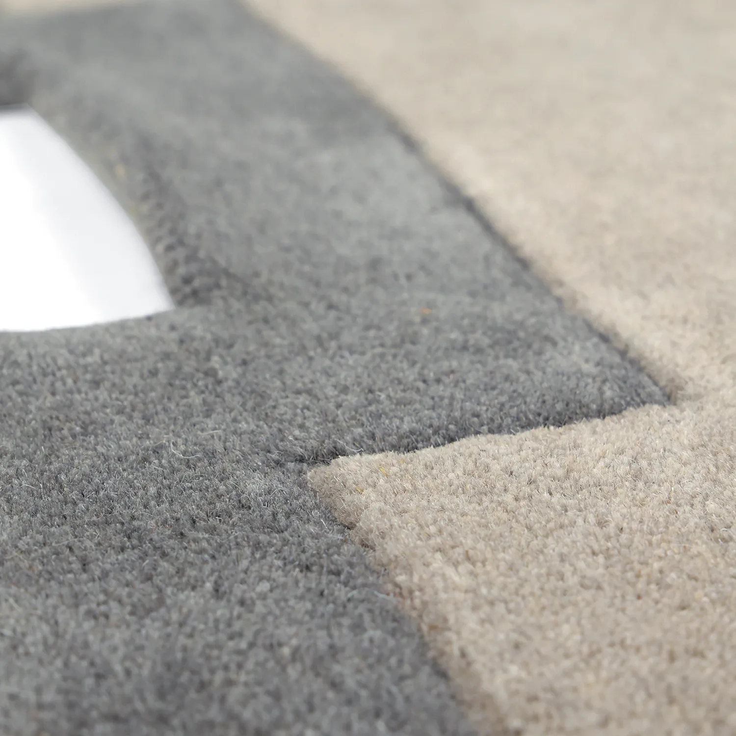 Tapete de lã - Agra Hand Tufted Wool Premium (cinza)