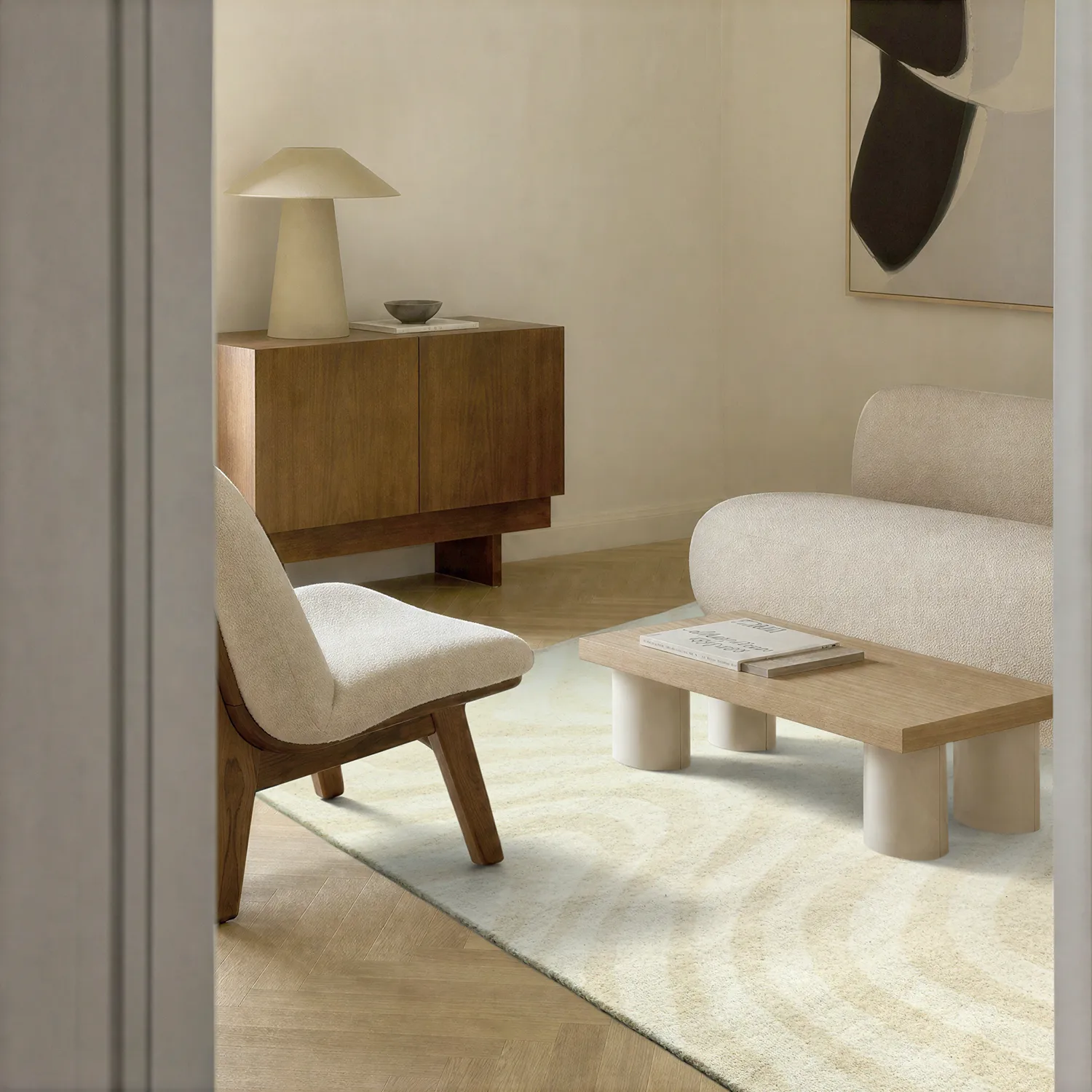 Tapete de lã - Aiz Hand Tufted Wool Premium (cinza)