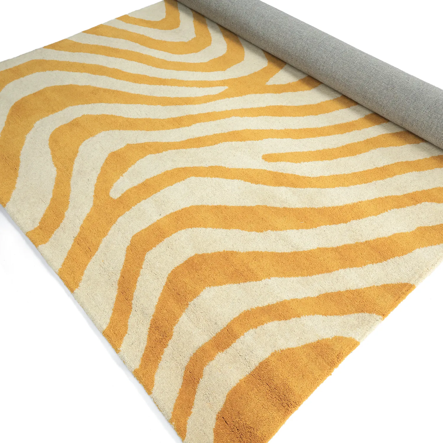 Tapete de lã - Aiz Hand Tufted Wool Premium (amarelo)