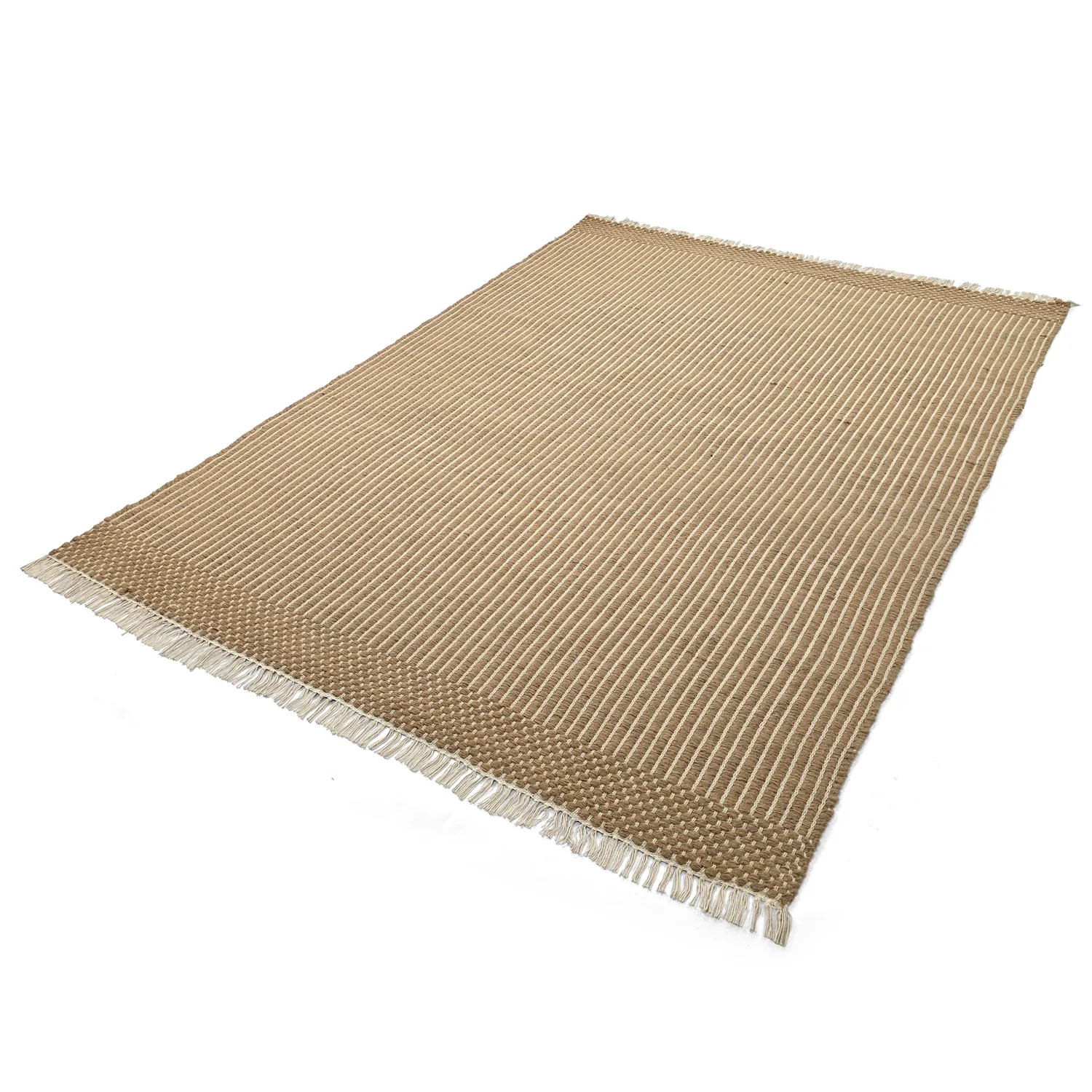 Tapete de lã - Arbil (bege/branco)