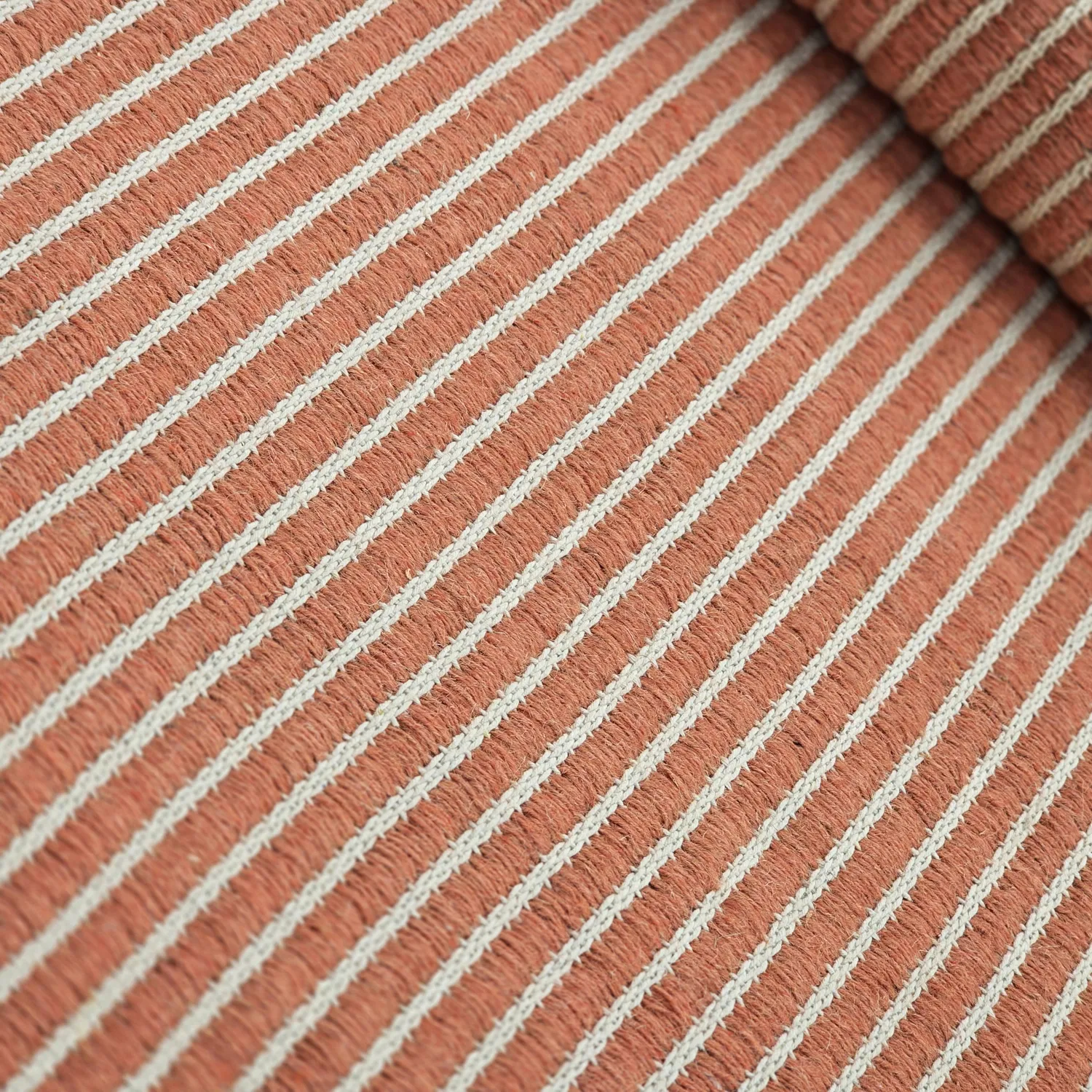 Tapete de lã - Arbil (terracota/branco)