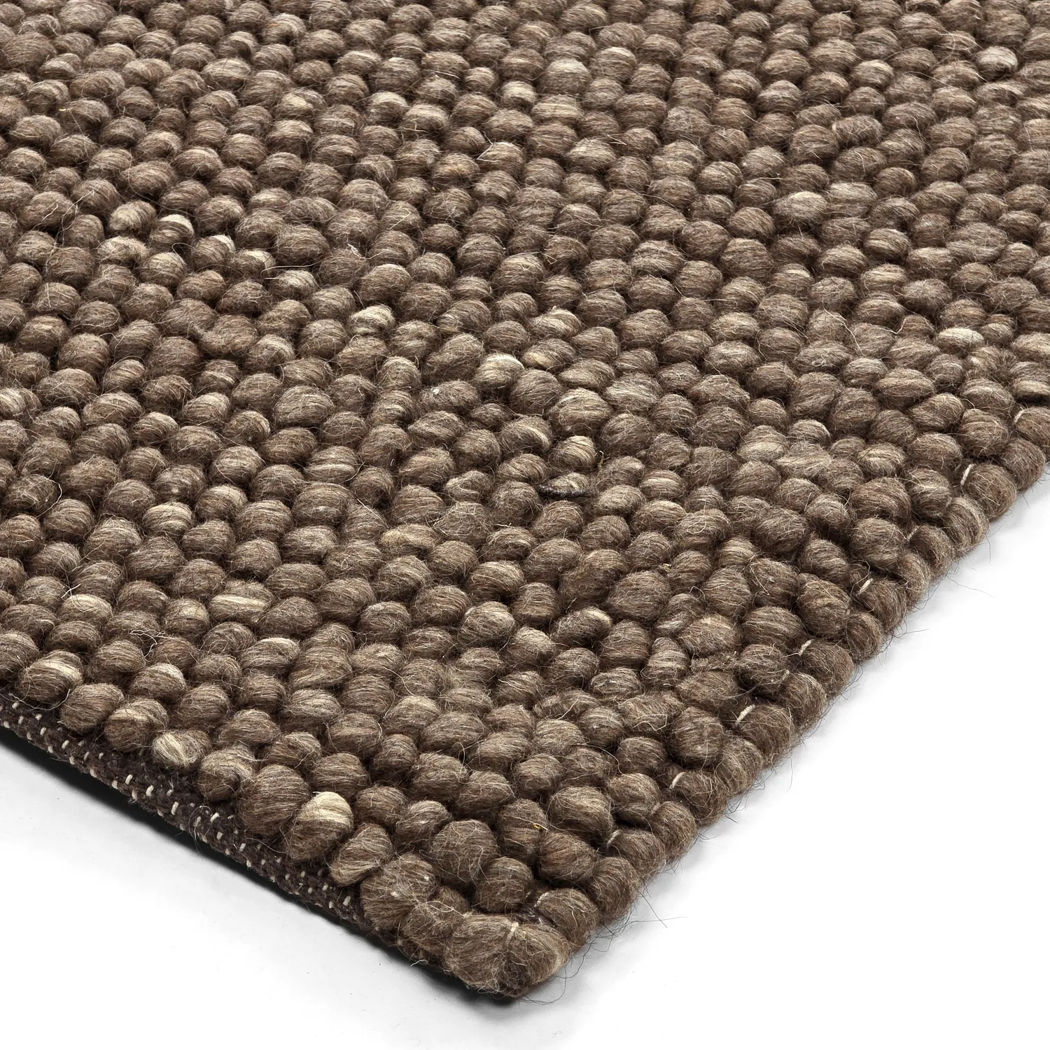 Tapete de lã - Avafors Wool Bubble (marrom/bege)