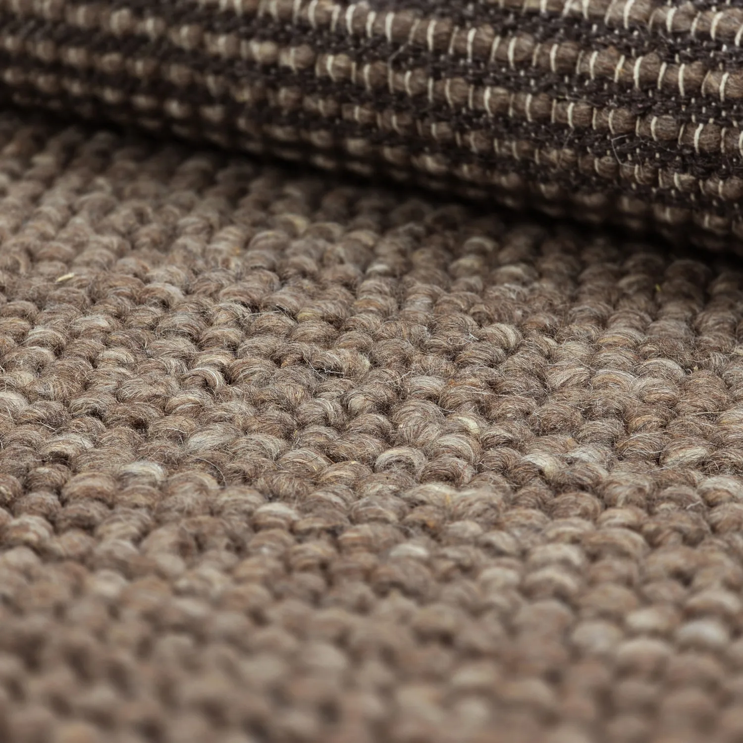 Tapete de lã - Avafors Wool Bubble (marrom/bege)