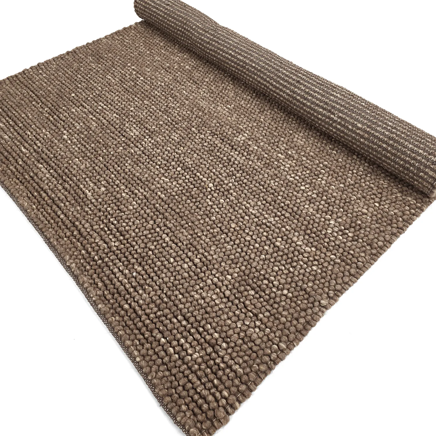 Tapete de lã - Avafors Wool Bubble (marrom/bege)