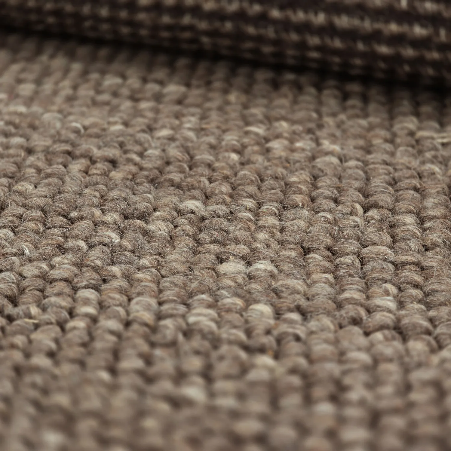 Tapete redondo - Avafors Wool Bubble (marrom/bege)