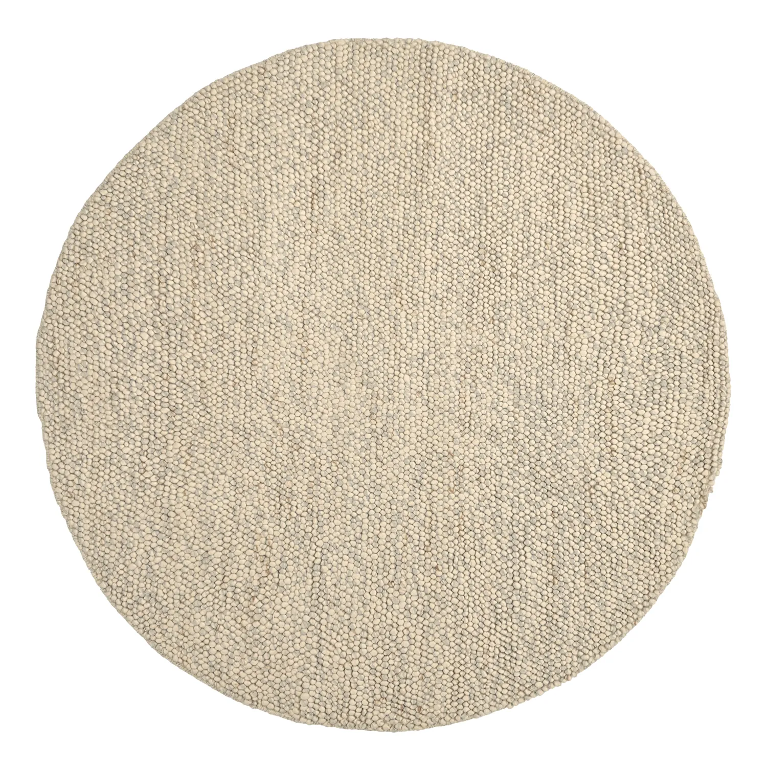 Tapete redondo - Avafors Wool Bubble (cinza/bege)