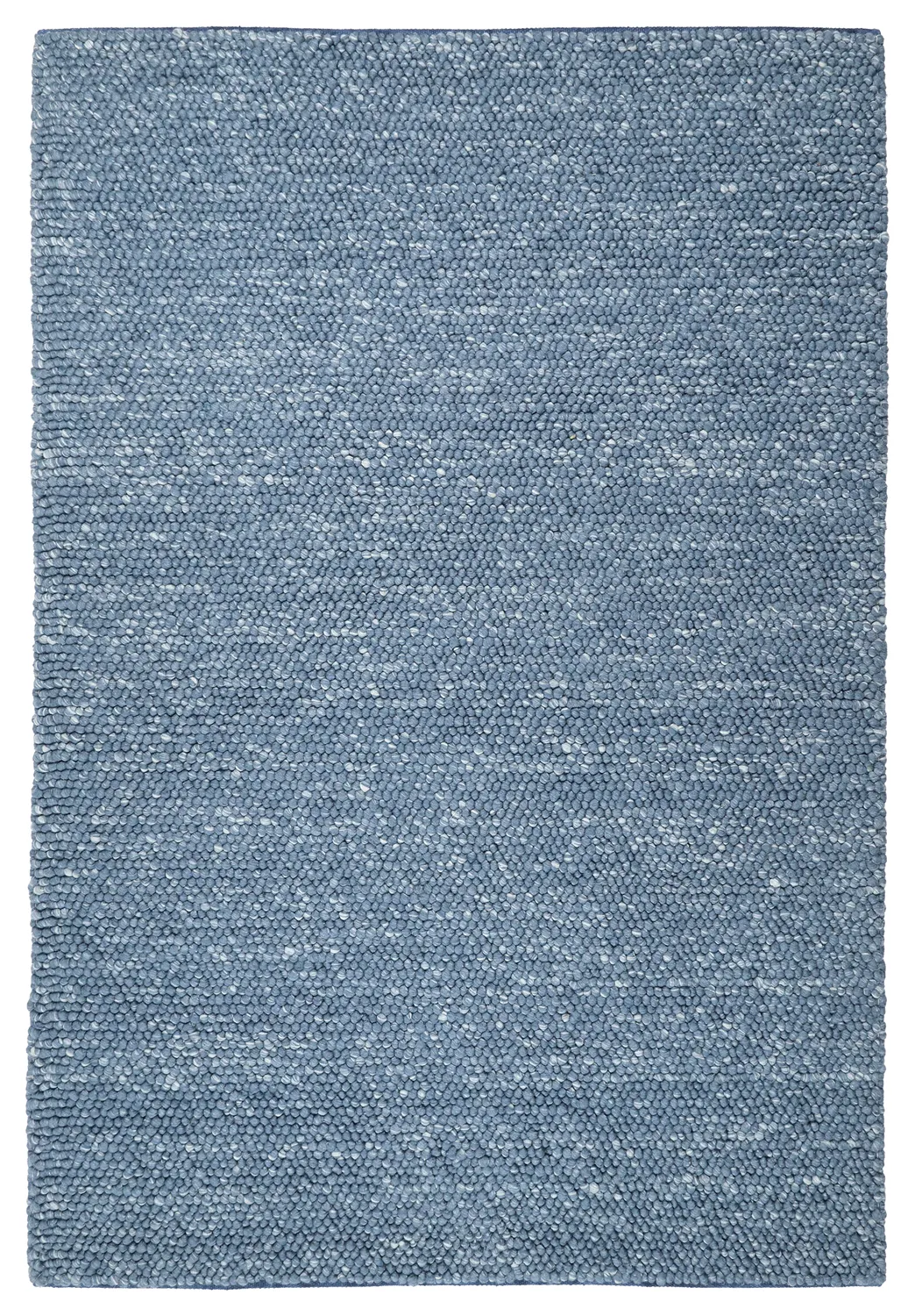 Tapete de lã - Avafors Wool Bubble (azul-marinho/creme)