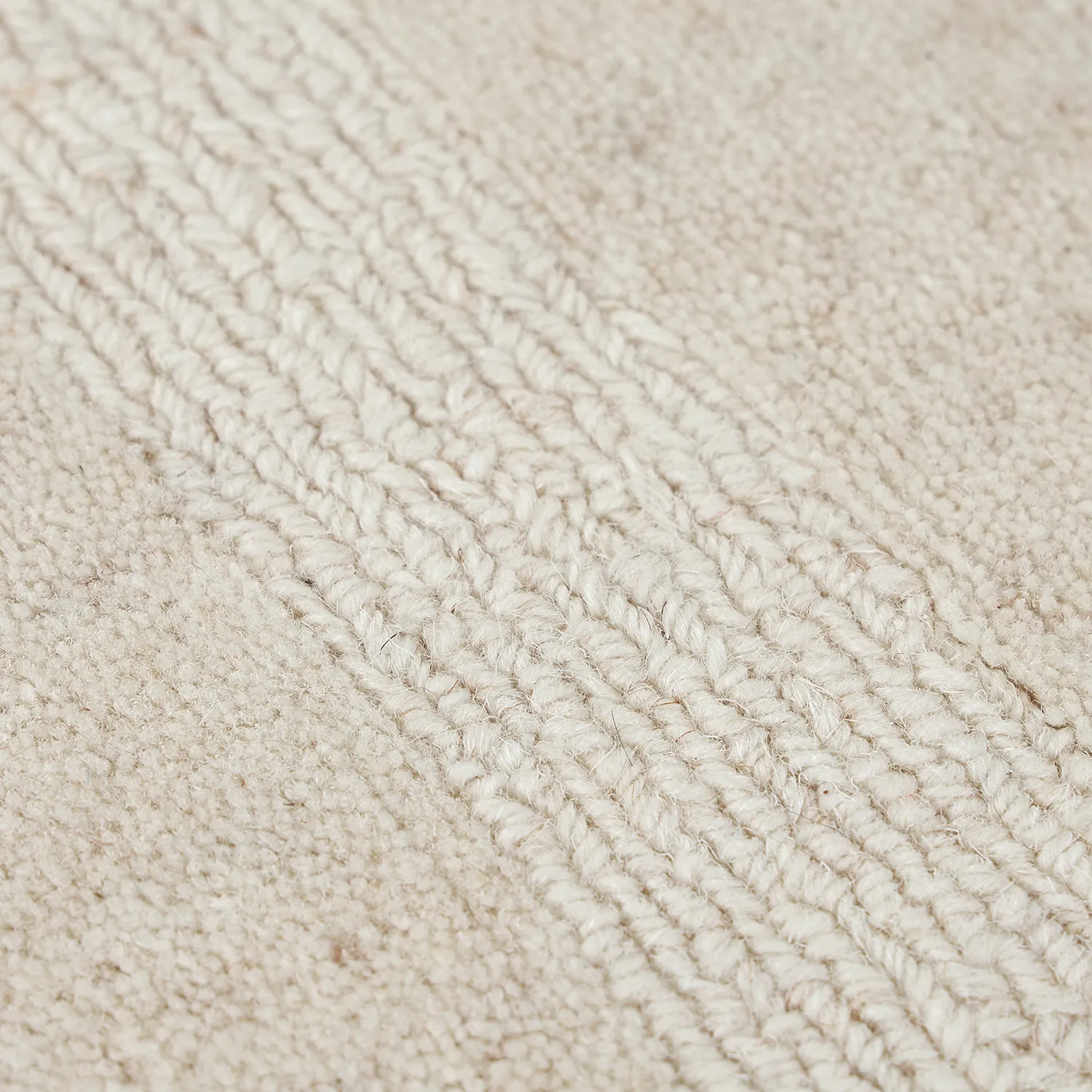 Tapete de lã - Brenta Handloom Wool Premium (creme)