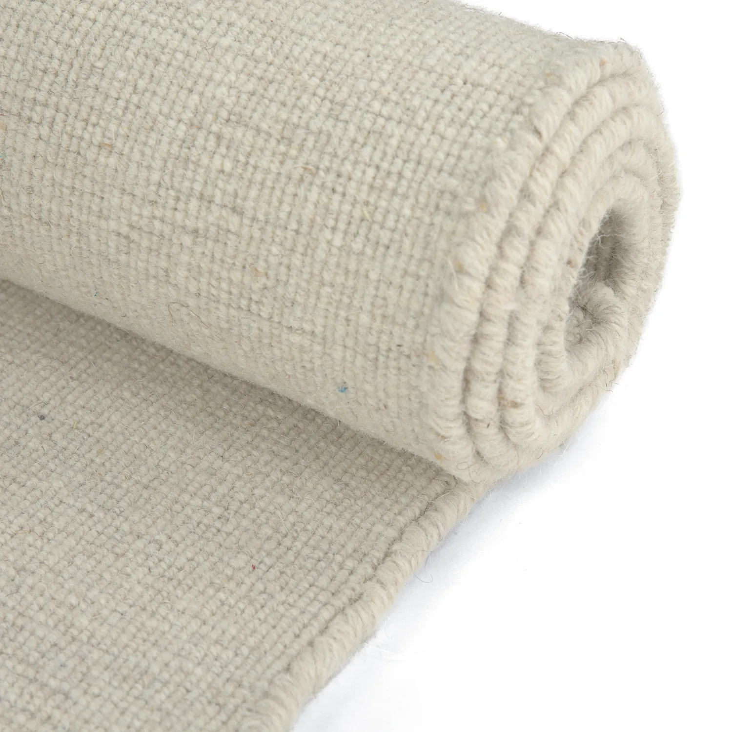 Tapete de lã - Charonne Flat Handloom Wool Premium (creme)