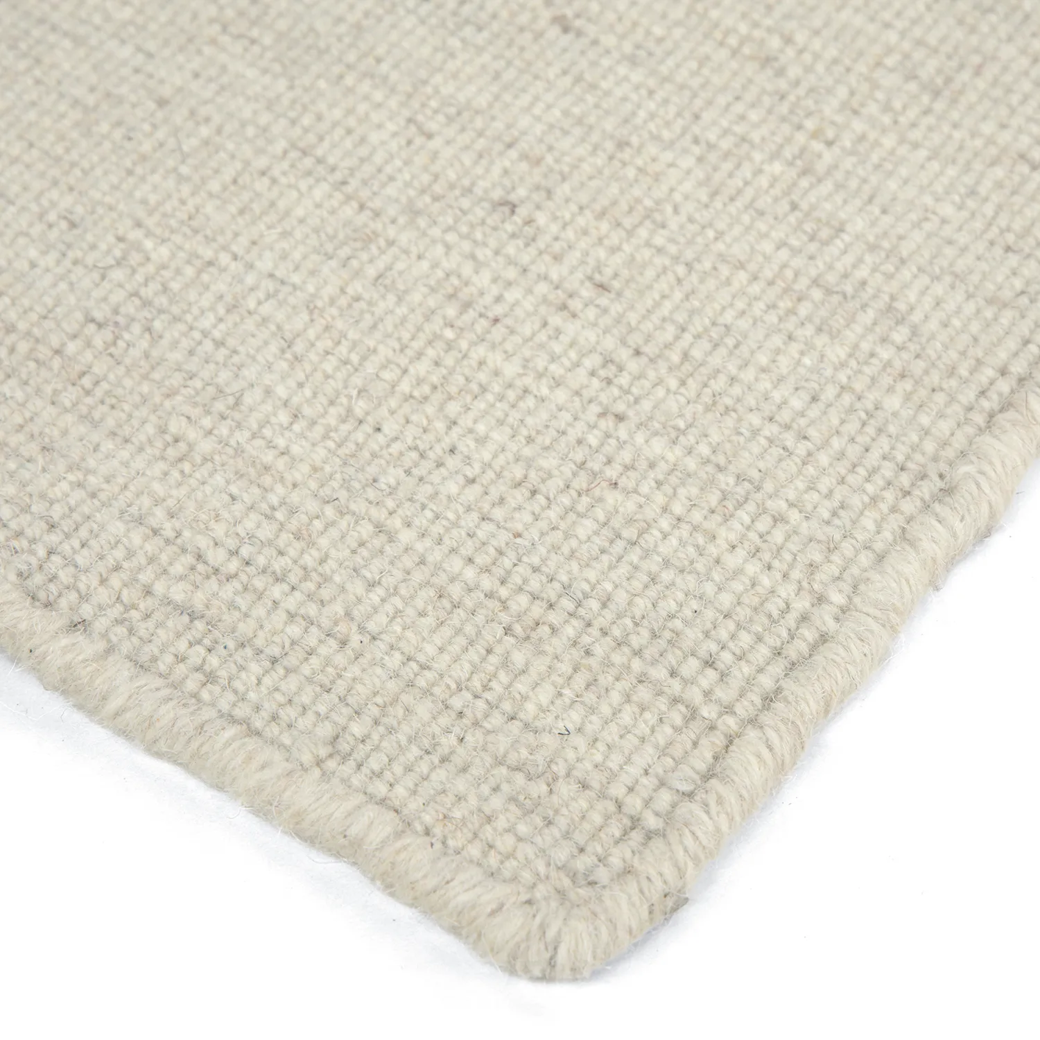 Tapete de lã - Charonne Flat Handloom Wool Premium (creme)