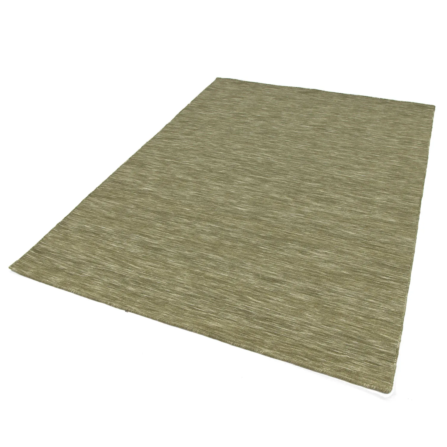 Tapete de lã - Charonne Flat Handloom Wool Premium (verde)