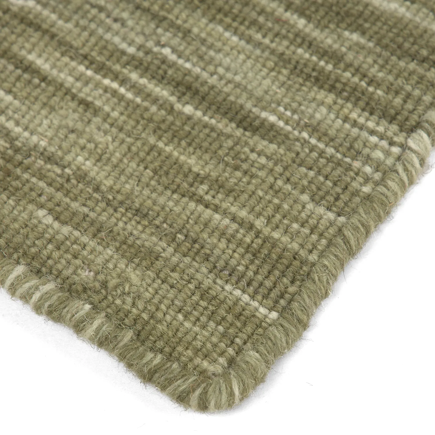Tapete de lã - Charonne Flat Handloom Wool Premium (verde)