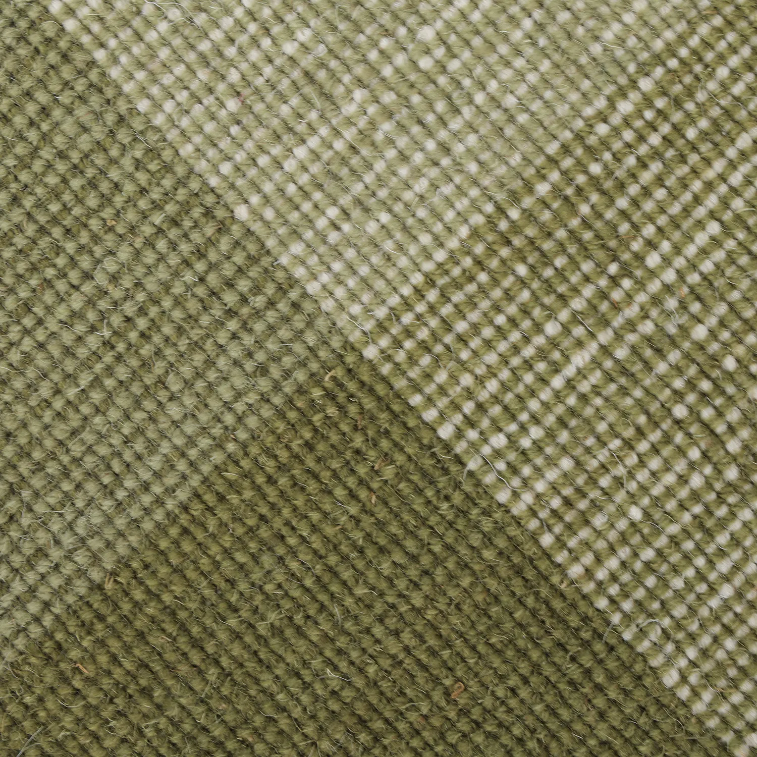 Tapete de lã - Chaves (verde/bege)