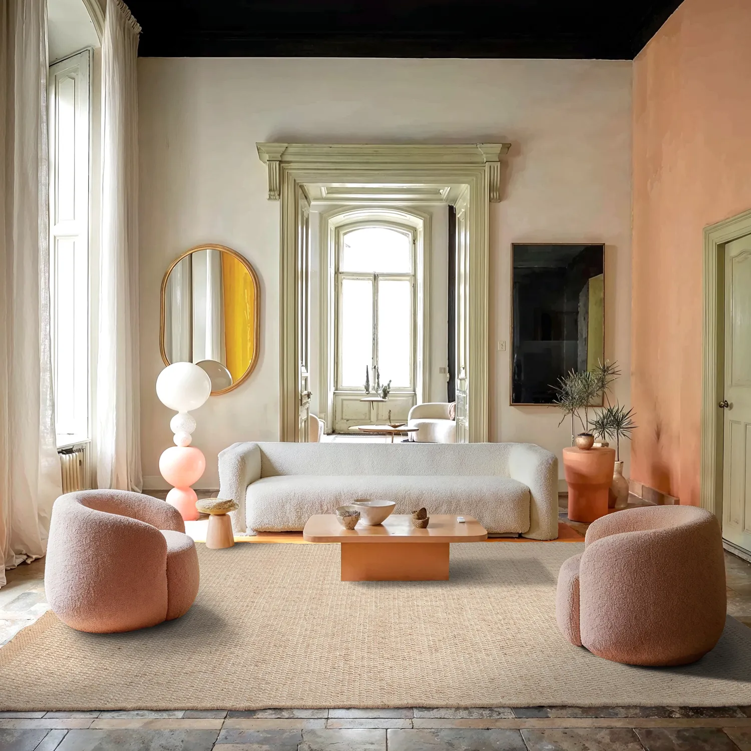 Tapete de lã - Coastal (bege)