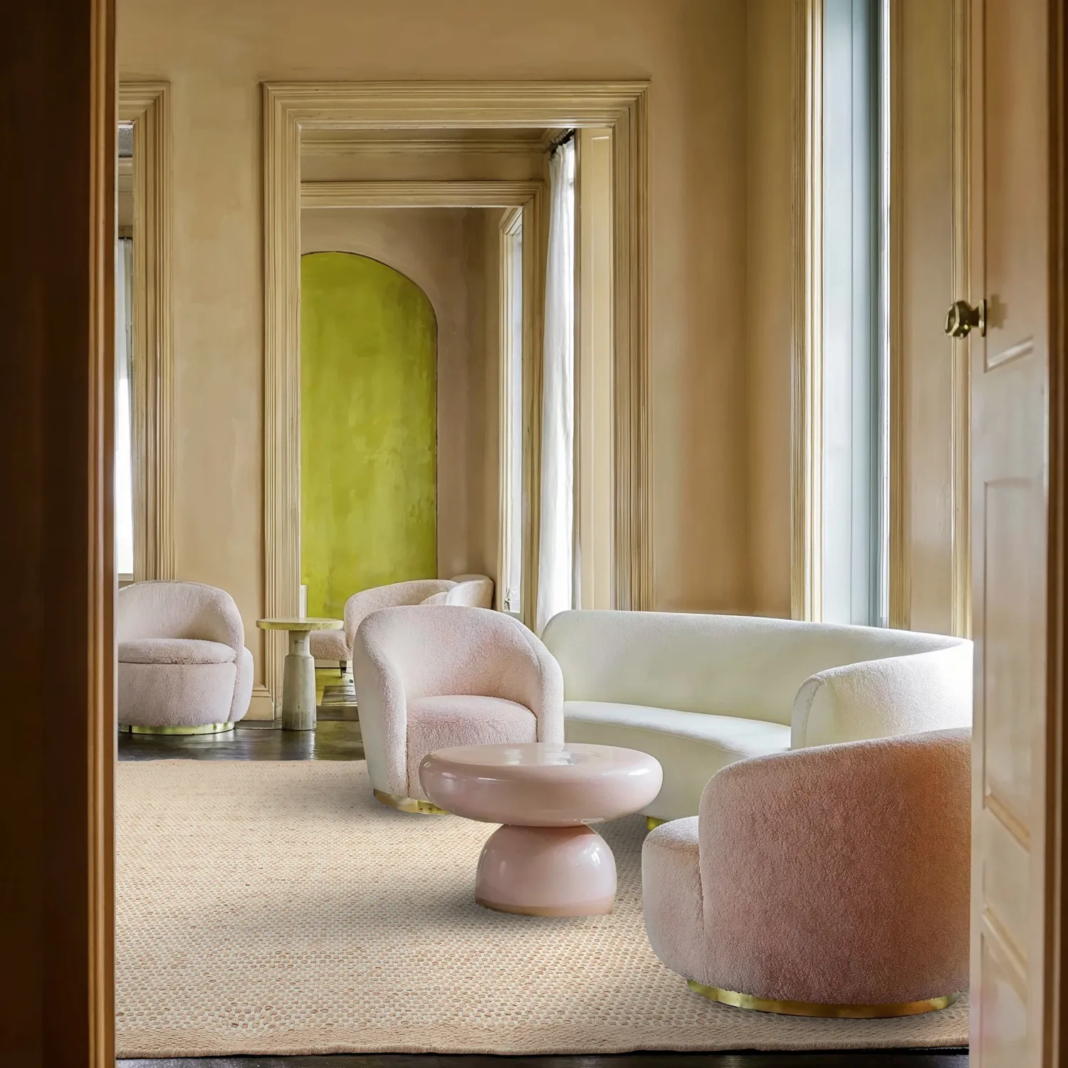 Tapete de lã - Coastal (bege)